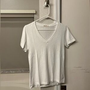 Marine Layer Classic White V-Neck Tee
